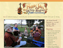 Tablet Screenshot of hoppinjohn.org